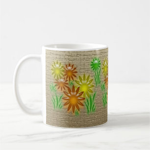 Tasse - Neon-Blume