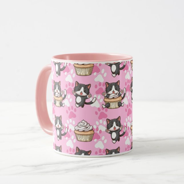 Tasse niedlich Katzen (Vorderseite Links)