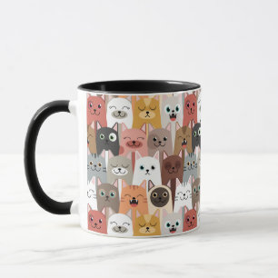 Tasse niedlich Katzen