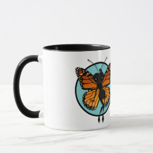 TASSE niedlich MONARCH BUTTERFLY LADY RINGER