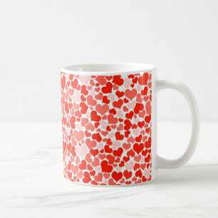 Tasse niedlich Rosa und Rotes Herz