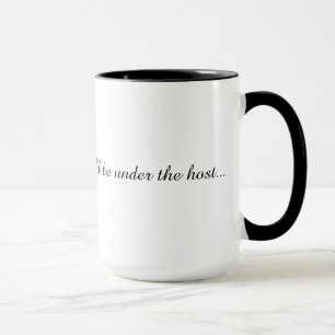 Tasse Noch ein Getränk und ich werde unter dem Gas