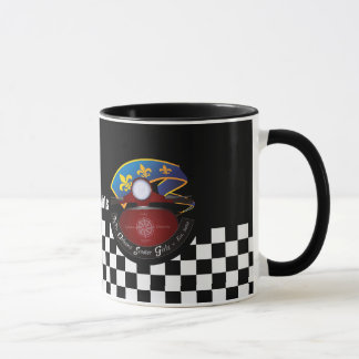 Tasse, NOSG Logo auf Schachbrett Tasse