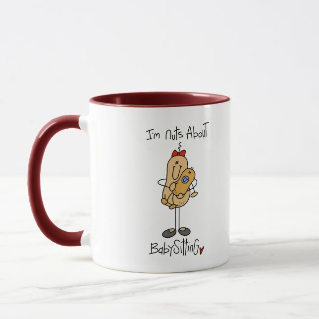 Tasse 'Nuts About Babysitting' (Links)
