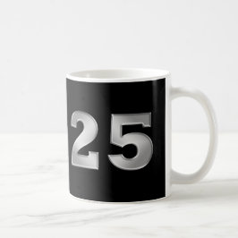 Tasse oder Steine zum 25. Silberjubiläum