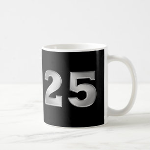 Tasse oder Steine zum 25. Silberjubiläum