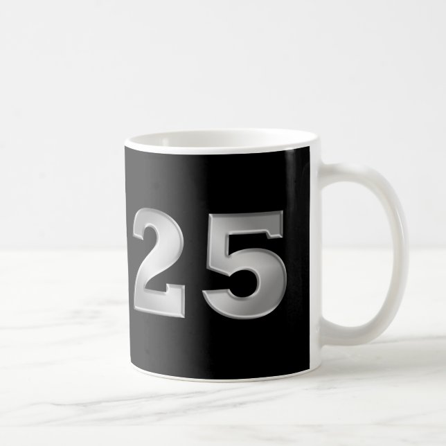 Tasse oder Steine zum 25. Silberjubiläum (Rechts)