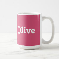 Tasse Olive