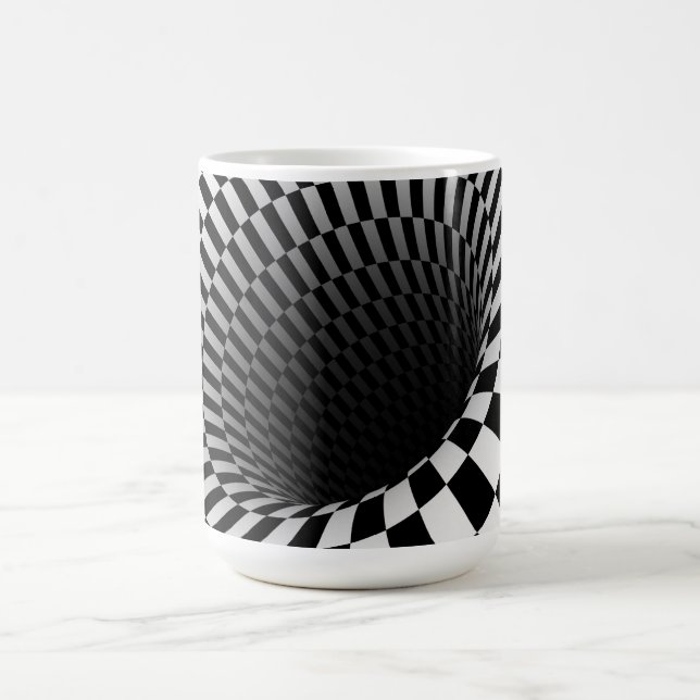 Tasse/optische Illusion Tasse (Mittel)