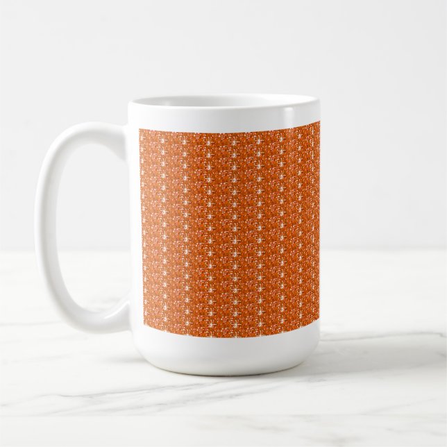 Tasse Orange Glitzer (Links)