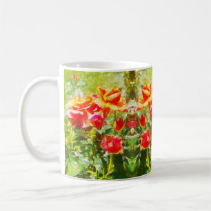 Tasse - Orangefarbene Rose