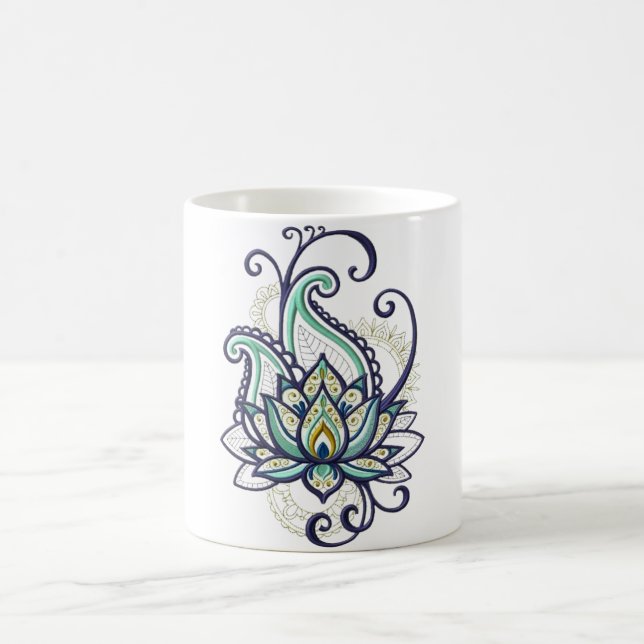 Tasse Paisley Lotus (Mittel)