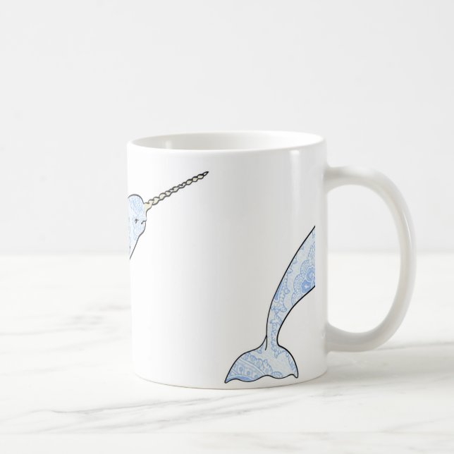 Tasse Paisleys Narwhal (Rechts)