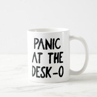 Tasse "Panik am Schreibtisch O" 🖥️ 😱