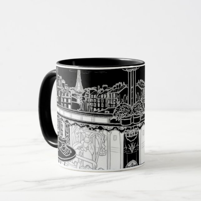 Tasse Paris,Frankreich,Eiffelturm (Vorderseite Links)