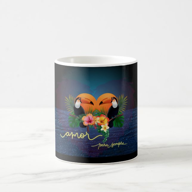 Tasse - Parot Tropics Valentine (Mittel)