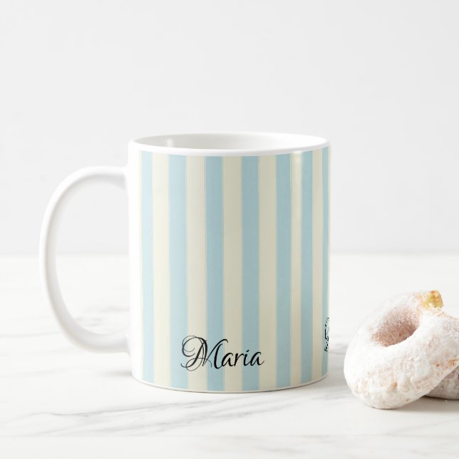 Tasse Pastel Stripe (Mit Donut)
