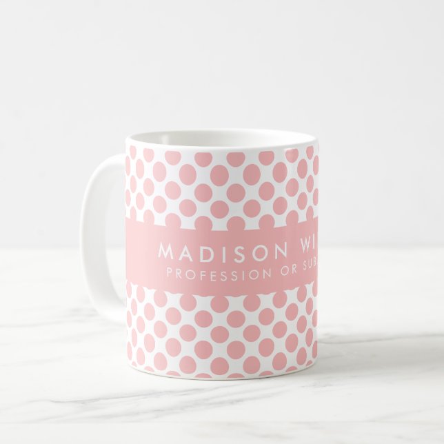 Tasse personalisiert geometrischer Muster (Vorderseite Links)
