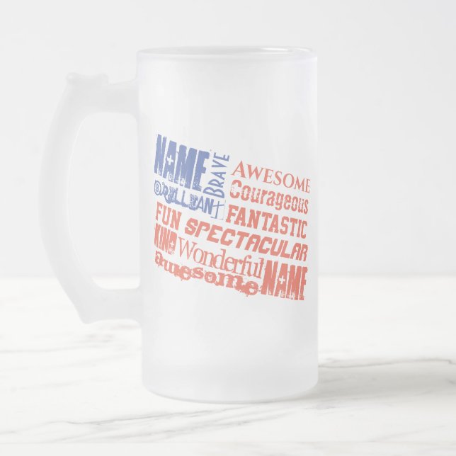 Tasse Personalisierte Bezeichnung(en) Words USA-Fl (Links)