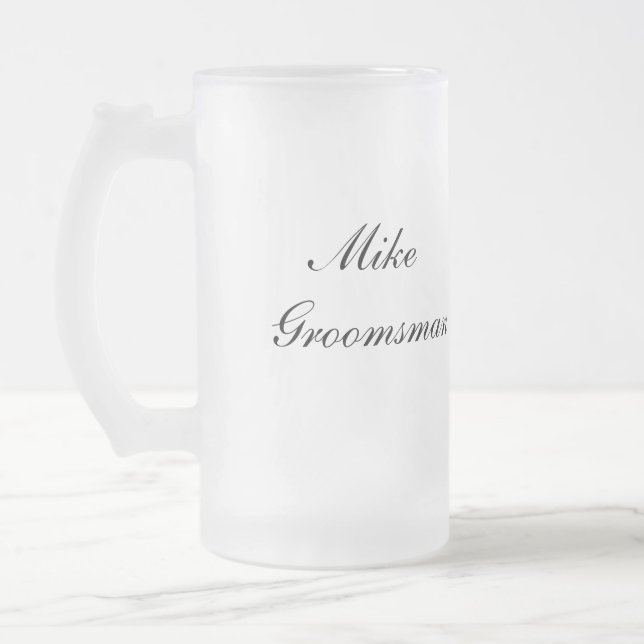 Tasse personalisierter Trauzeuge (Links)