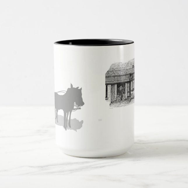 Tasse: Pferd & Buggy Land Store Tasse (Zentrum)