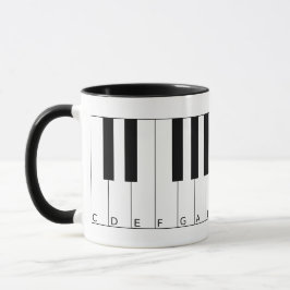 Tasse Piano Keys