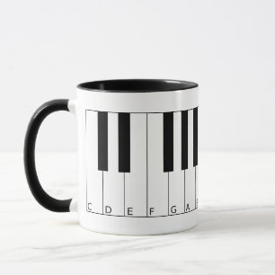 Tasse Piano Keys