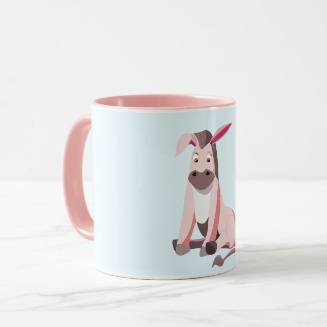 Tasse Pink Donkey - Deine Farbe - Text (Vorderseite Links)