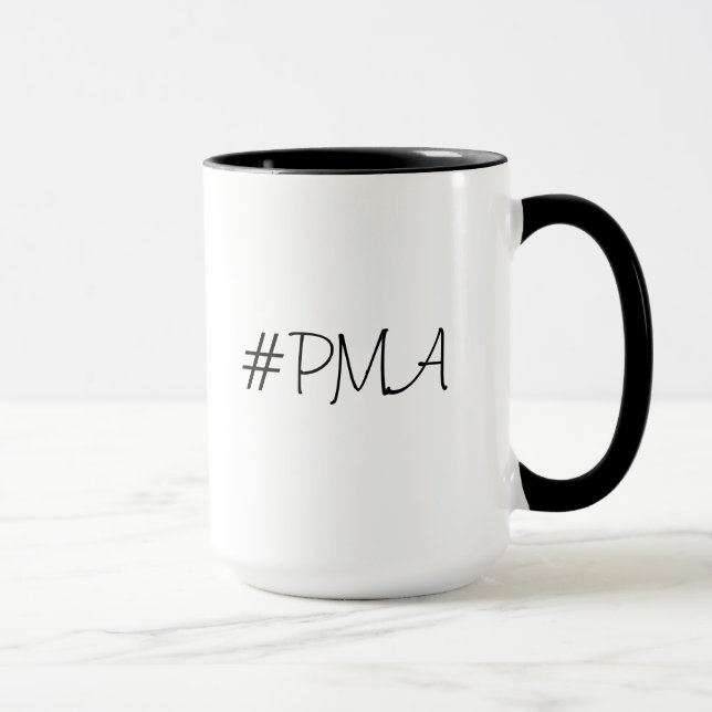 Tasse: #PMA: Positive Geisteshaltung Tasse (Rechts)