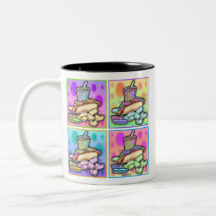 Tasse - Pop Art Hot Dog mit Chips und einem Geträn