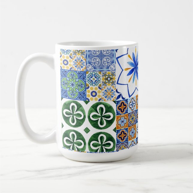 Tasse Portugiesische Fliesen (Links)