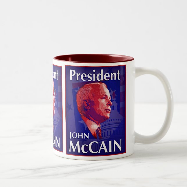 Tasse Präsidenten-John McCain (Rechts)