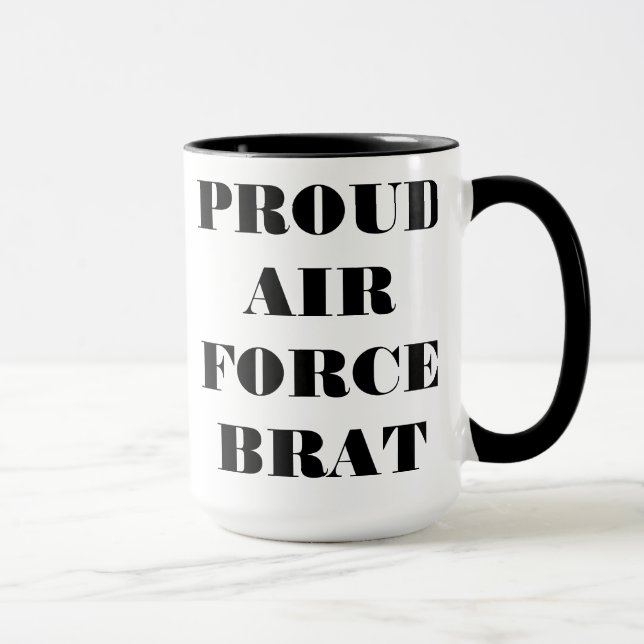 Tasse Proud Air Force Brat (Rechts)