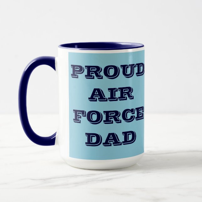 Tasse Proud Air Force Vater (Links)