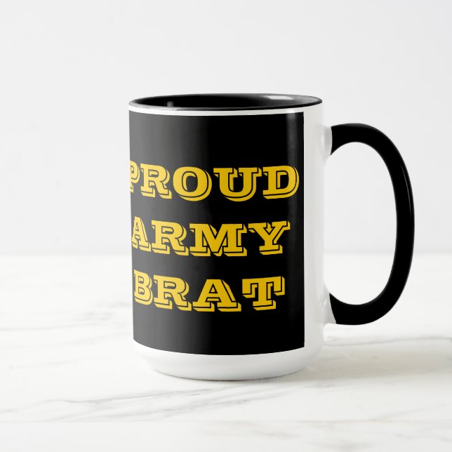 Tasse Proud Army Brat (Rechts)