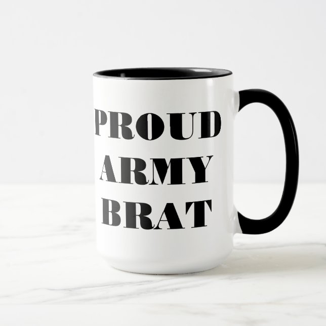 Tasse Proud Army Brat (Rechts)
