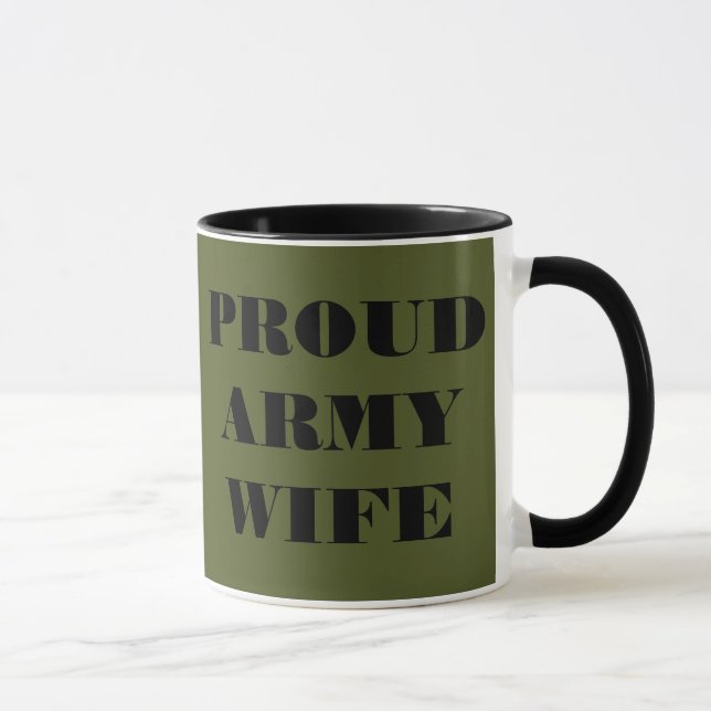 Tasse Proud Army Ehefrau (Rechts)