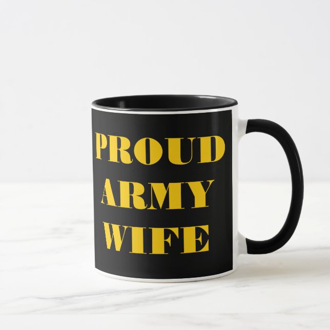 Tasse Proud Army Ehefrau (Rechts)