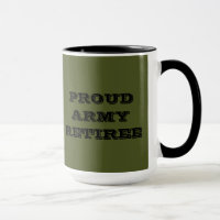 Tasse Proud Army Retiree