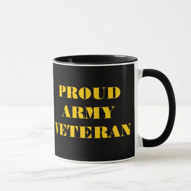 Tasse Proud Army Veteran (Rechts)