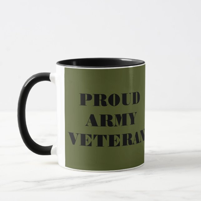 Tasse Proud Army Veteran (Links)