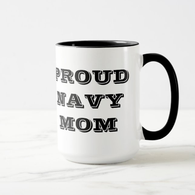 Tasse Proud Navy Mama (Rechts)
