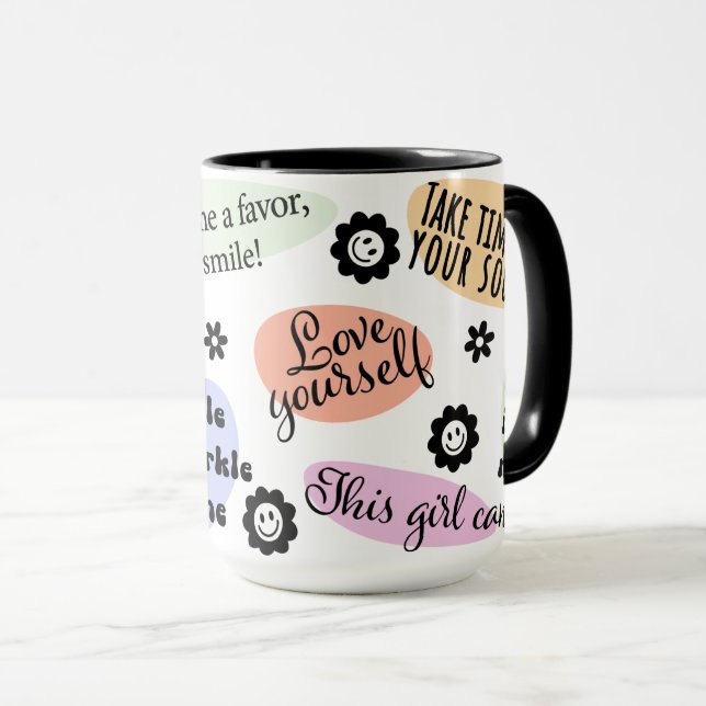 Tasse psychische Gesundheit (VorderseiteRechts)