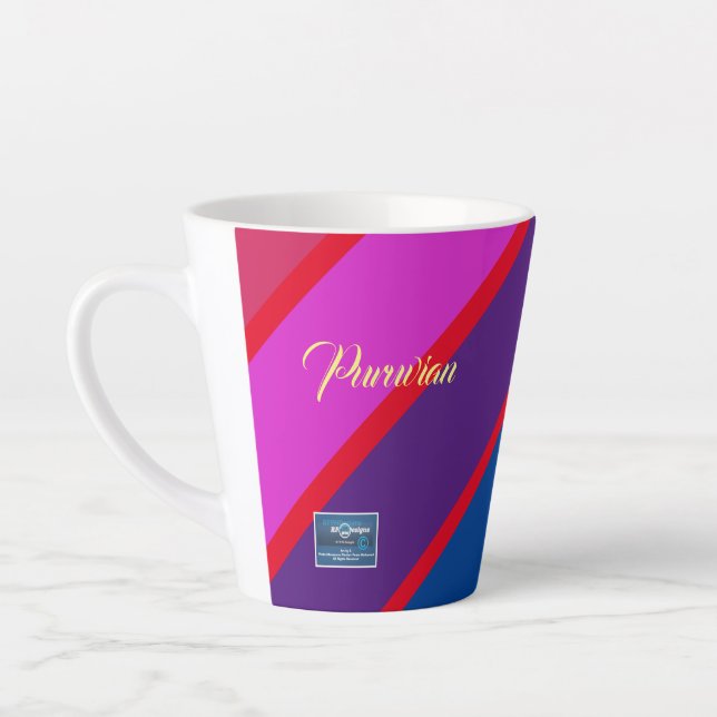 Tasse - Puruvianischer (Lila Regenbogen) RFPMD©️ 2 (Links)