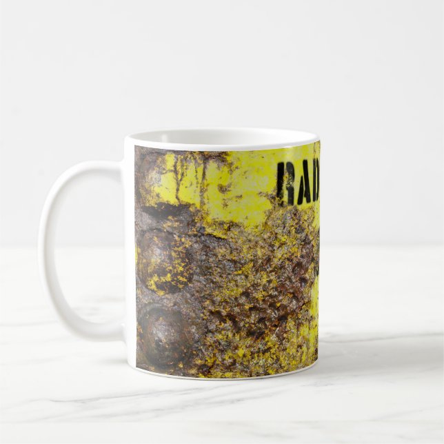 Tasse radioaktiver Abfälle (Links)