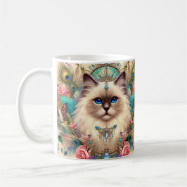 Tasse Ragdoll Cat Princess Vintag Style Pattern