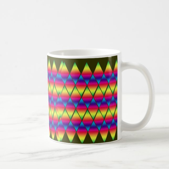 Tasse - Rainbow Diamonds (Rechts)