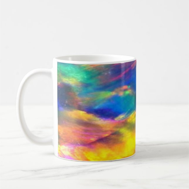 Tasse - Regenbogenopal (Links)