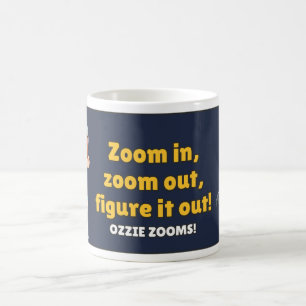 Tasse 'Reinzoomen, Rauszoomen, Herausfinden' - Kin