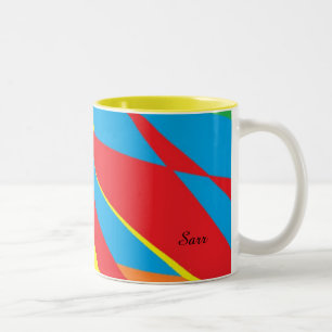 Tasse: Reisen Zweifarbige Tasse
